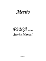 Merits P318 series User manual