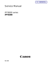 Canon iPF8000 series User manual