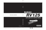Suzuki RV125 User manual