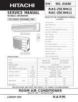 Hitachi RAC-25CNH11 User manual