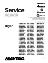 Maytag CDE9505 Series User manual