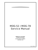 Maytag MDG78 User manual