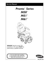 Invacare Wheelchair Pronto M61 User manual