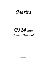 Merits p314 series User manual