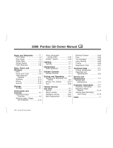 Pontiac 2008 G8 User manual