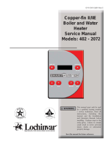 Lochinvar 402 - 2072 User manual