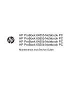 HP ProBook 6455b Notebook PC User guide