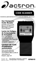 Actron Code Scanner CP9015 User manual