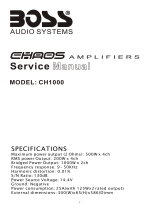 Boss Audio Systems CHAOS CH1000 User manual