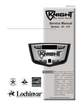 Lochinvar KNIGHT 210 User manual