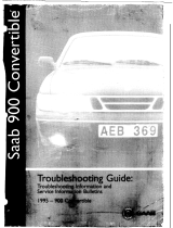Saab 1995 900 Convertible User manual