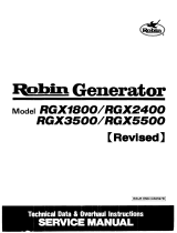 Robin RGX5500 User manual