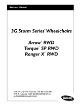 Invacare 3G Storm Arrow RWD User manual