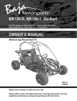 Baja motorsports BR150-D Owner's manual