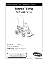 Invacare Nutron R51 Owner's Operator And Maintenance Manual