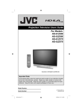 JVC HD52Z585 - 52" Rear Projection TV User manual