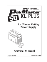 ESAB PakMaster™ 50 XL™ Plus Air Plasma Cutting Power Supply User manual