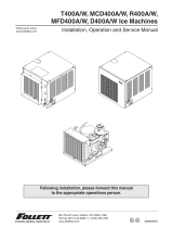 Follett R400W Installation, Operation And Service Manual