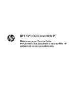 HP ENVY 15-u200 x360 Convertible PC User guide