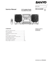 Sanyo MCD-S935F User manual