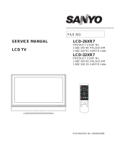 Sanyo LCD-26XR7 User manual