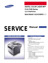 Samsung CLX 3160FN - Color Laser - All-in-One User manual