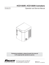 Follett HCD1000R Operation And Service Manual
