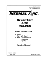 ESAB Inverter Arc Welder Model 300GMS CC/CV User manual