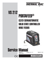 ESAB VS 212 PORTAFEED® CC/CV Semiautomatic Solid State Controlled Wire Feeder User manual