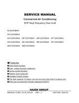 Haier AE122XCBAA User manual