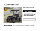 Massimo MSU 400 Owner's manual