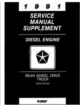 Chrysler 1991 Service Manual Supplement