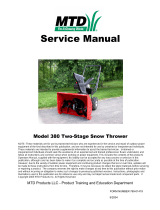 MTD 380 User manual