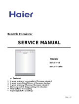 Haier DW12-TFE3 series User manual