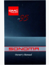 GMC Sonoma 1995 Owner's manual