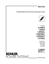 Kohler 12RESM1 User manual
