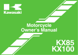 Kawasaki KX100 - Owner's manual