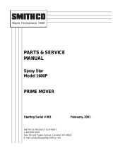 Smithco Spray Star 1600P Owner's manual