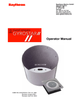 Raytheon Gyrostar 2 Operating instructions