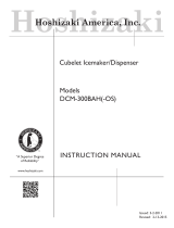 Hoshizaki DCM-300BAH(-OS) User manual