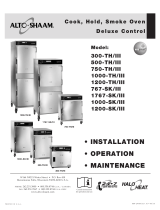 Alto-Shaam Halo Heat 767-SK/III Installation Operation & Maintenance