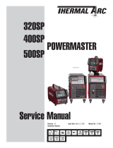 ESAB 320SP 400SP 500SP Powermaster User manual