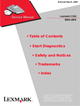 Lexmark C510 User manual