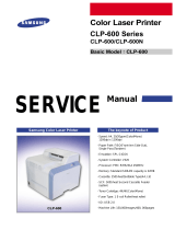 Samsung CLP-600 Series User manual