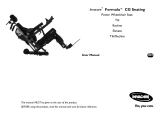 Invacare Formula CG Seating User manual