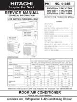 Hitachi RAS-10KH2 User manual