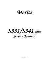 Merits S341 series User manual