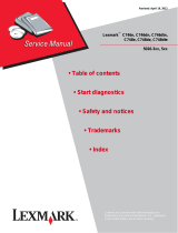 Lexmark C746N User manual