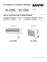 Sanyo SAP–K181AHA Technical & Service Manual