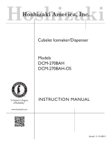 Hoshizaki DCM-270BAH User manual